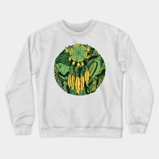 Forrest Green Dream Falcon Crewneck Sweatshirt